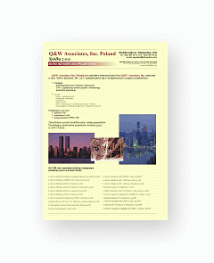Q&W Associates, Inc. Poland - reklama stronnicowa